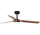 FARO BARCELONA Ventilador con luz abs pvc y sintético 132cm