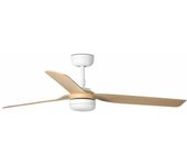 FARO BARCELONA Ventilador con luz abs pvc y sintético 132cm