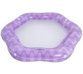 Flamingueo Flotador gigante rejilla pvc morado