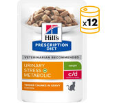 96 x 85 gr Hills PD Feline Metabolic+ Urinary. Sobre 85 gr. para gato