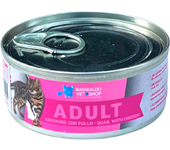 Comida Húmeda Para Gatos Adult Grain Free Codorniz Con Pollo Barakaldo Vet Shop 6 X 85 Gr