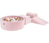 MeowBaby Parque infantil - bloques de escalada con piscina de bolas para niños