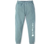 Carhartt Midweight Tapered Graphic Pantalón de chándal - Verde Azul (L)