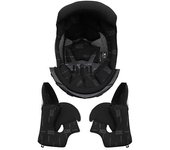 LS2 FF800 Storm Forro interior &almohadillas para mejillas - Negro Gris (2XL)