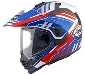 Arai Tour-X5 Trail Casco de motocross - Blanco Rojo Azul (L)