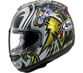 Arai RX-7V Evo Nakasuga 4 Casco - Blanco Azul Amarillo (L)