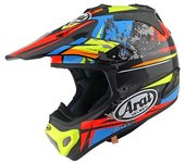 Arai MX-V EVO Track Casco de motocross - Negro Multicolor (L)