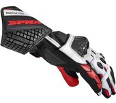Spidi Carbo 5 Guantes de moto - Negro Blanco Rojo (3XL)