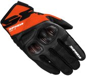 Spidi Flash-R Evo Guantes de motocicleta - Negro Naranja (M)