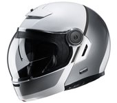 HJC V90 Mobix casco - Blanco Plata (XS)