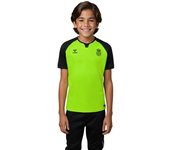 Hummel - Camiseta Real Betis Segunda Equipación 2024-2025 Niño, Unisex, Safety Yellow, 152 cm