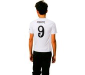 Adidas - Camiseta Mbappé Real Madrid Primera Equipación 2024-2025 Niño, Unisex, White, 164 cm