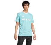 Adidas - Camiseta Inter Miami CF Tercera Equipación 2024-2025 MESSI, Unisex, Blue Turquoise, XL