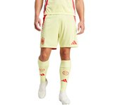 Adidas - Pantalón corto España Segunda Equipación Eurocopa 2024, Unisex, Pulse Yellow, XL