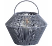 Lámpara de Mesa Shaoran Gris 24x24x25cm 7hSevenOn Deco