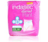 Indasec Pant Super talla mediana 10 u