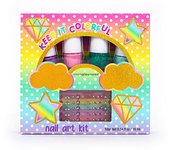 Magical Unicorn 5 Nail Art Set + Stickers