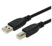 3Go C111 Cable USB-A a USB-B Macho/Macho 3m Negro