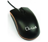 L-Link LL-2081 Ratón Óptico Negro