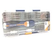 JUEGO DESTORNILLADORES DEXTER JUEGO DESTORNILLADOR CARRACA 44 PZS