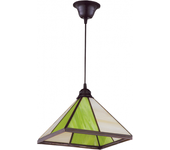 Colgante farol piramide pistacho 1x27 regx27