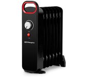 Radiador Aceite - Orbegozo RO1030, 7 elementos, 1000 W, Negro