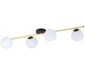 Regleta de techo dadora opal (4 luces)