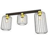 Regleta de techo coberti oro (3 luces)