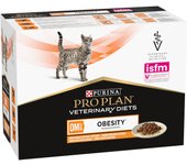 0.85 KG Pro Plan Veterinary Diets Obesity Pollo sobre para gatos