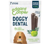 7 barritas Edgard & Cooper Barritas Dentales Manzana y Eucalipto para perros medianos