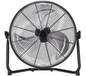 FABRILAMP Ventilador Industrial Midas 120w Negro/cromo 55d 3 Velocidades,orientable 59x62x22 Cm