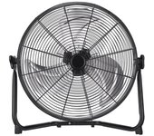 FABRILAMP Ventilador Industrial Midas 100w Negro/cromo 46d 3 Velocidades,orientable 51x55x22 Cm