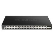 SWITCH D-LINK DGS-1250-52XMP/E 10/100/1000 48 PUERTOS POE + 4 SFP+