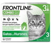 Boehringer Combo Frontline Gatos 3 Pipetas