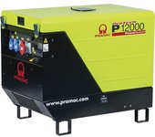 Pramac Generador eléctrico, P 12000: AVR, gasolina, 230/400 V, E-Start, 3,6 / 9,5 kW