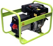 Pramac Generador eléctrico Serie E, diésel, 400/230V, E 4500 - diésel, 230 / 400 V, 2,0 / 3,2 kW