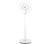 kaiserkraft Ventilador de pie Airos Eco, con 12 niveles giratorios, con mando a distancia, blanco