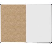 Legamaster Pizarra combinada UNITE, corcho y acero magnético, A x H 1200 x 900 mm, blanco y corcho