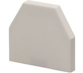 SHG Tapa final, UE 2 unid., para la protección de superficies Knuffi® tipo CC, blanco