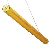A-SAFE Barra de alarma, L x Ø 2000 x 130 mm, polipropileno (PP), amarillo