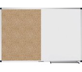 Legamaster Pizarra combinada UNITE, corcho y acero magnético, A x H 900 x 600 mm, blanco y corcho