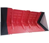 kaiserkraft Barrera contra inundaciones, plástico, L x A x H 200 x 1050 x 1000 mm, cierre, 1 par