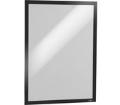 DURABLE Marco informativo DURAFRAME® POSTER, autoadhesivo, para formato de papel DIN A2, negro, UE 2 unid.
