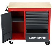 GEDORE Carro de taller MECHANIC PLUS, 6 cajones, H x A x P 935 x 1080 x 515 mm