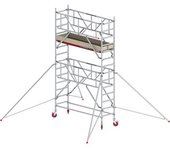 Altrex Andamio rodante RS TOWER 41 estrecho con Safe-Quick®, plataforma de madera, longitud 2,45 m, altura de trabajo 5,20 m