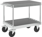 Kongamek Carro de montaje galvanizado JUMBO, L x A x H 1135 x 700 x 920 mm, con inmovilizador