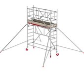 Altrex Andamio rodante RS TOWER 41 estrecho con Safe-Quick®, plataforma de madera, longitud 2,45 m, altura de trabajo 4,20 m