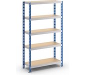 eurokraft basic Estantería ensamblable universal estable, baldas de aglomerado, H x A x P 1820 x 1050 x 400 mm, estantería básica