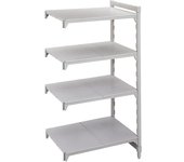 kaiserkraft Sistema de estanterías modulares ensamblables de plástico Premium, A x P de las baldas 900 x 500 mm, estantería de ampliación, anchura 935