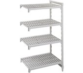 kaiserkraft Sistema de estanterías modulares ensamblables de plástico Premium, A x P de las baldas 900 x 600 mm, estantería de ampliación, anchura 935